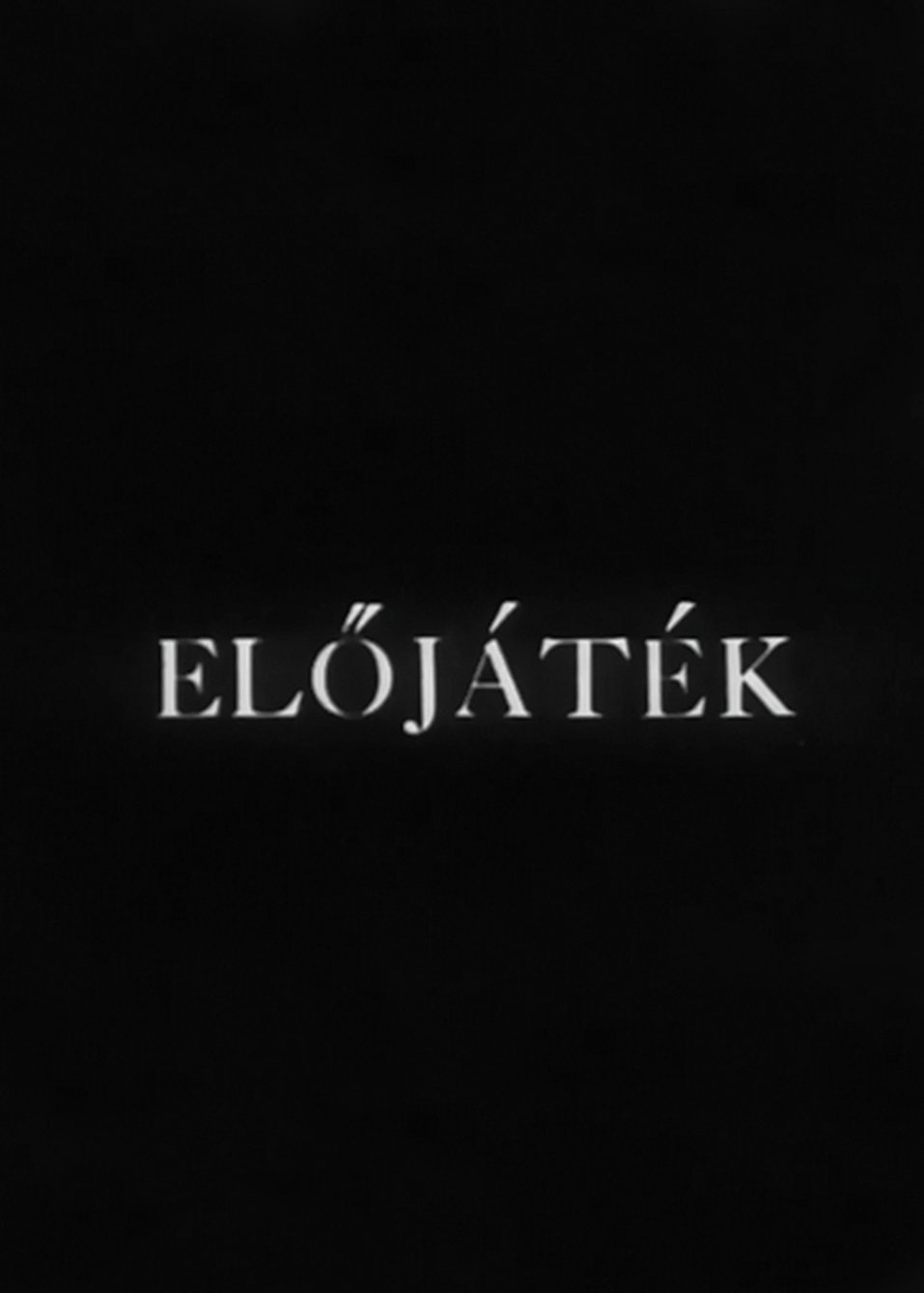 Előjáték Előjáték