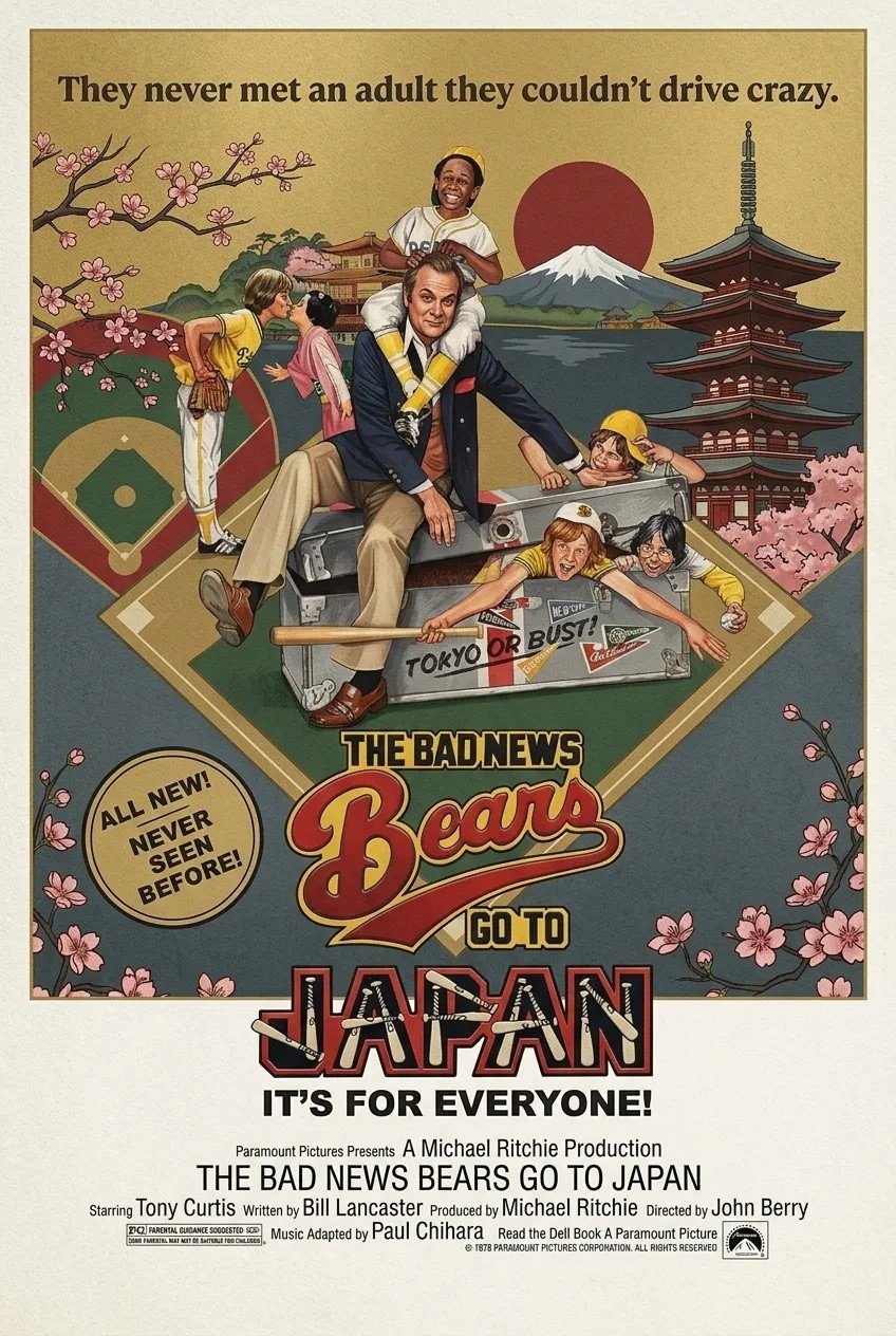 EN - The Bad News Bears Go To Japan (1978) TONY CURTIS