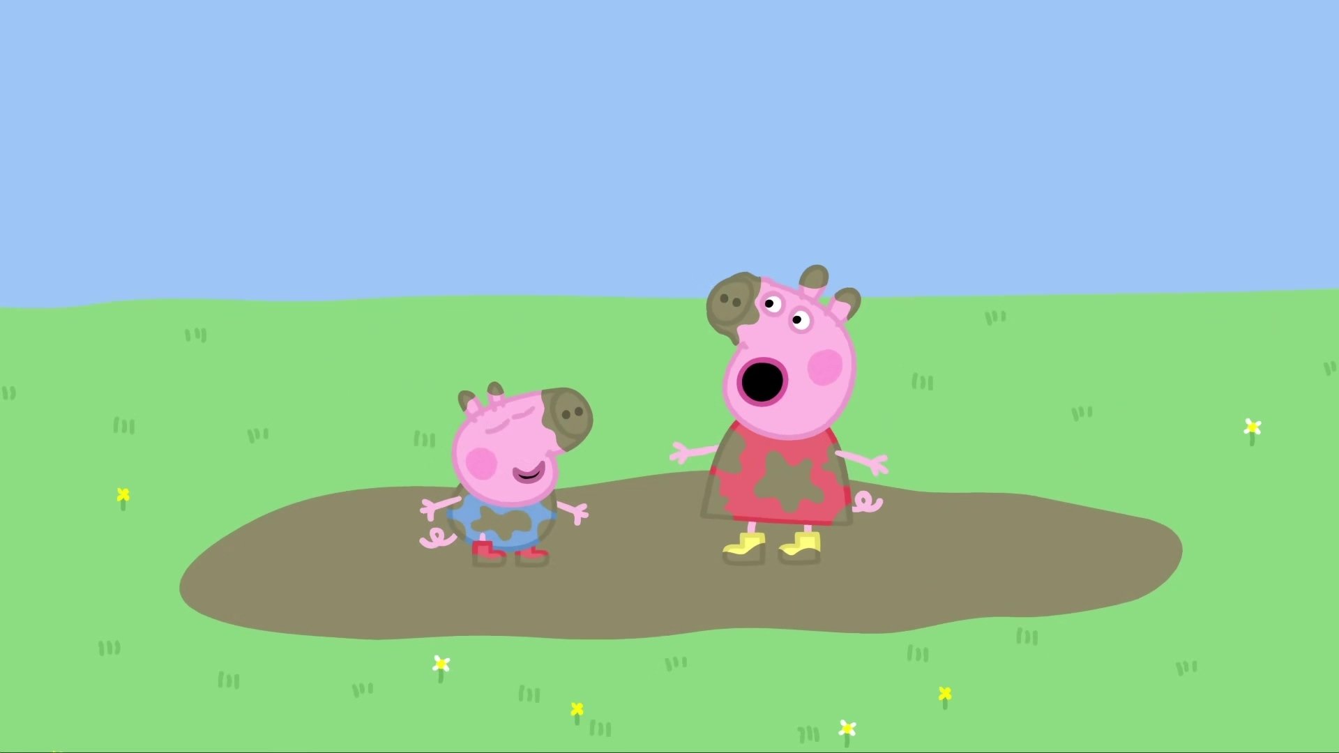 Peppa Pig Season 1 :Episode 1  Muddy Puddles