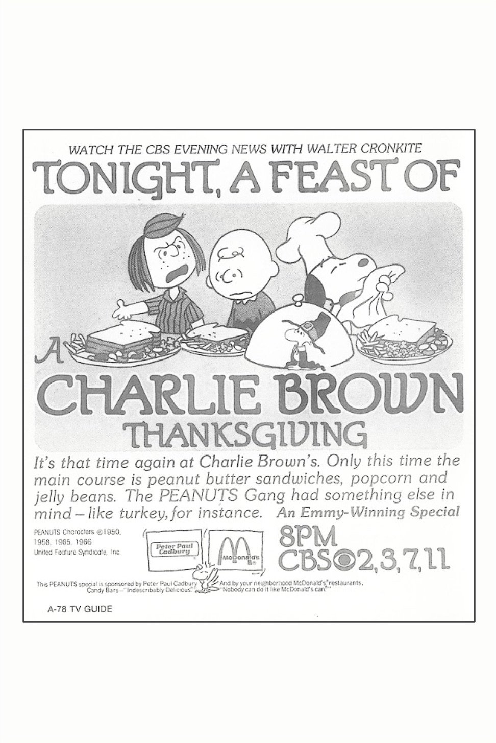 A Charlie Brown Thanksgiving