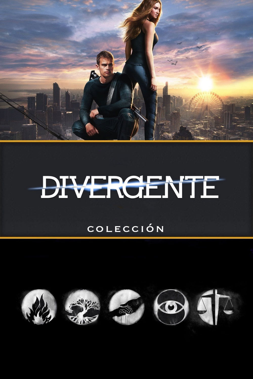 Divergente - Colección - Posters — The Movie Database (TMDB), image size:1000x1500