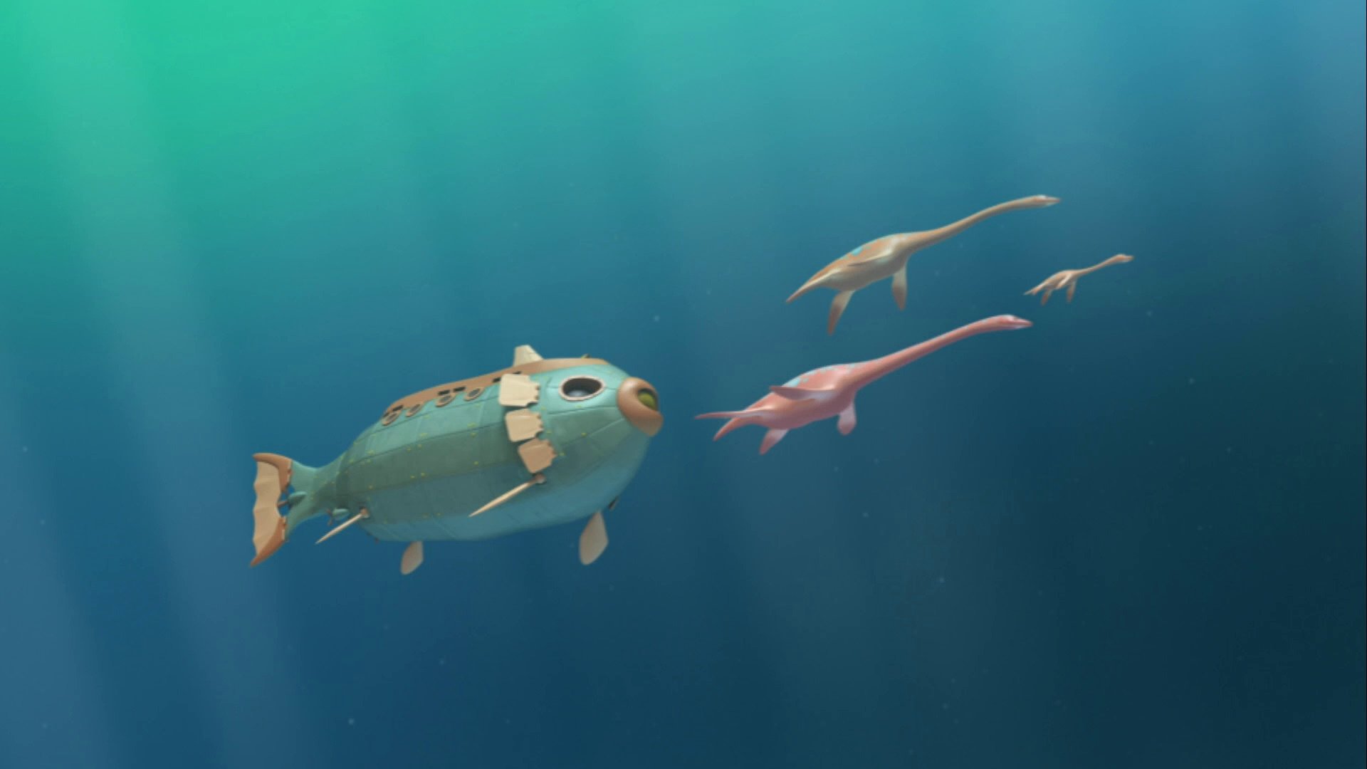 Dinosaur Train Submarine: Otto Ophthalmosaurus