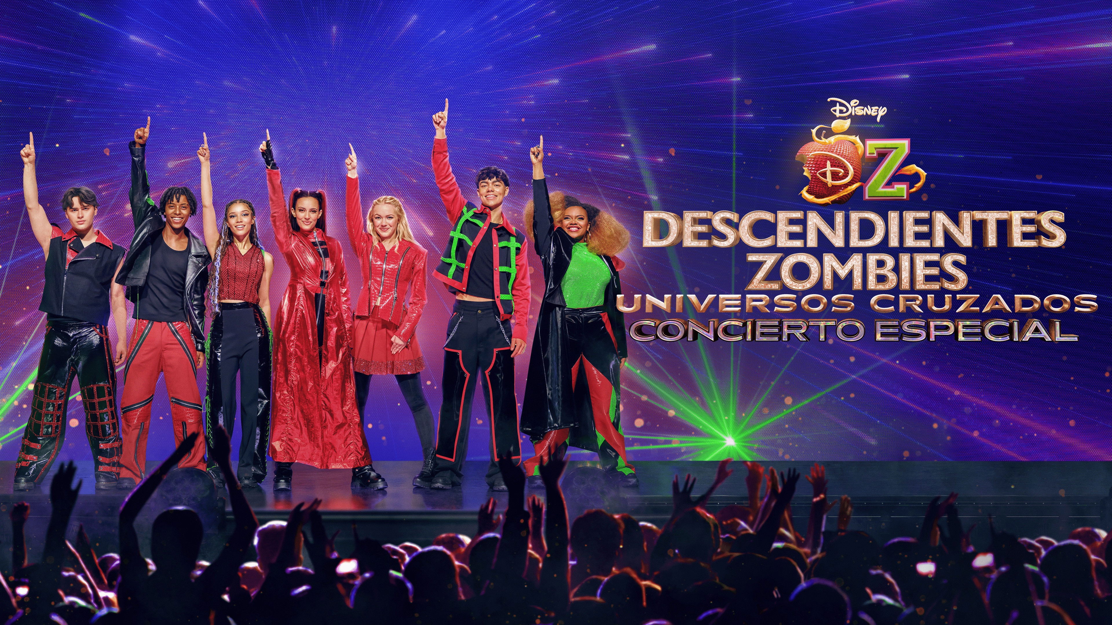 Descendants/ZOMBIES Worlds Collide - Concert Special backdrop