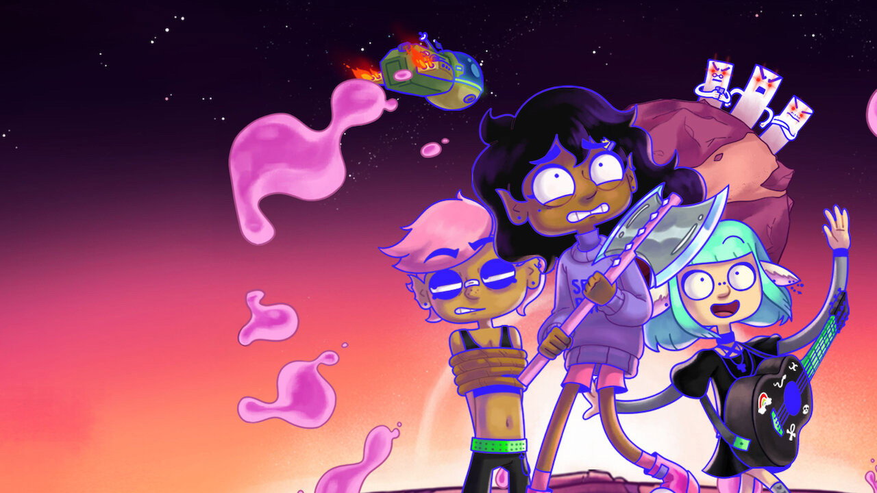 Lesbian Space Princess backdrop