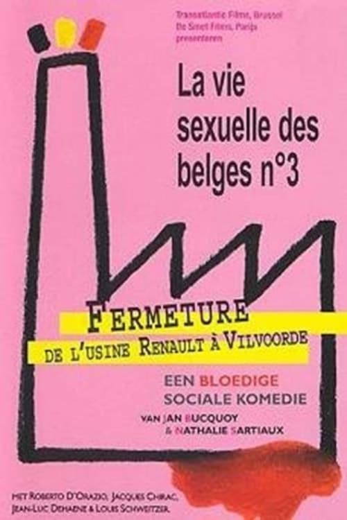 Affiche du film La vie sexuelle des Belges partie 3 - Fermeture de l'usine Renault à Vilvoorde 143429