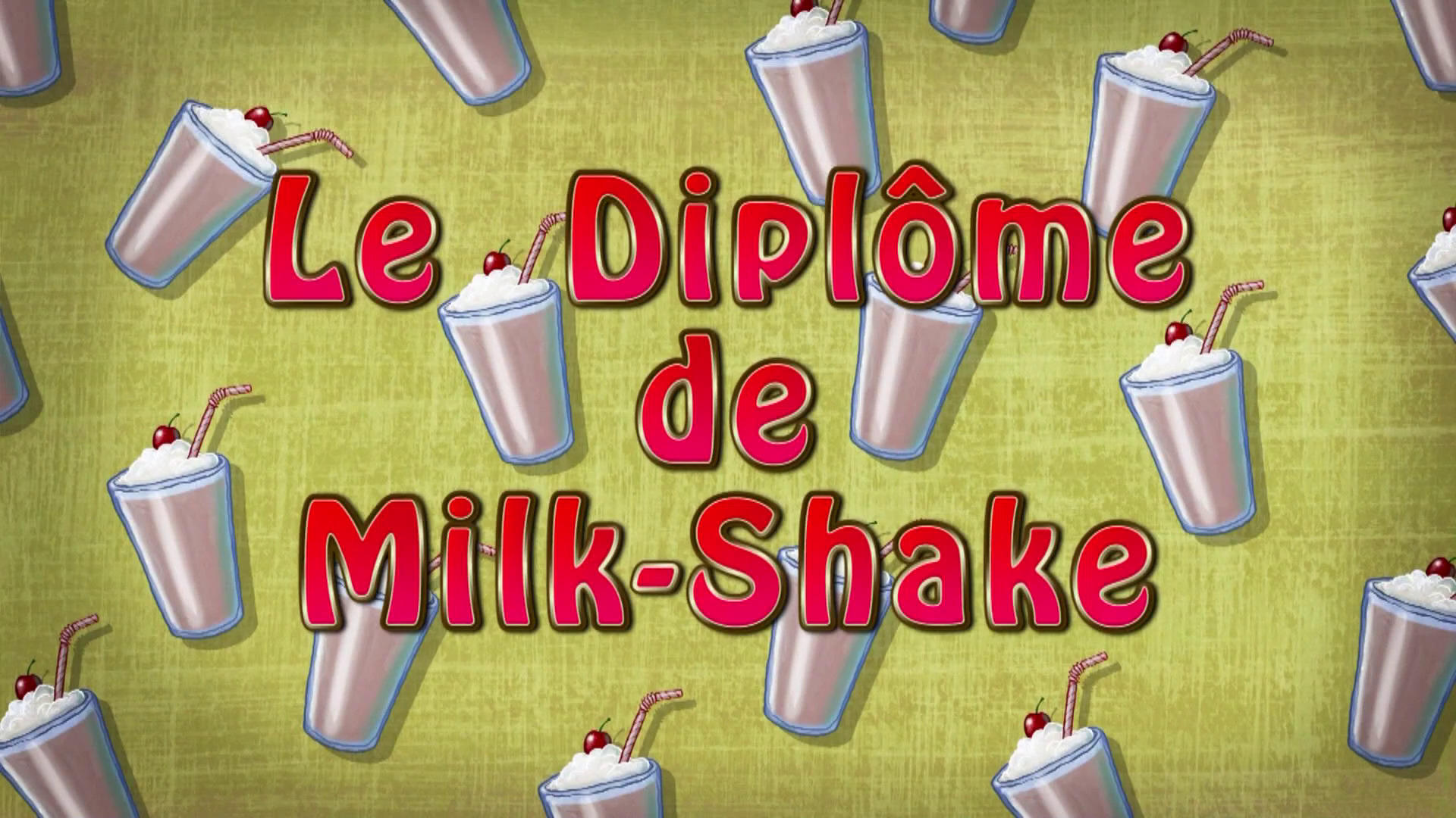 Bob l'éponge - Le diplôme de Milk-Shake