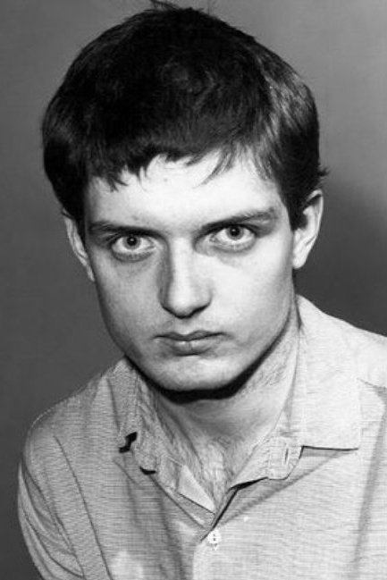 et billede af Ian Curtis