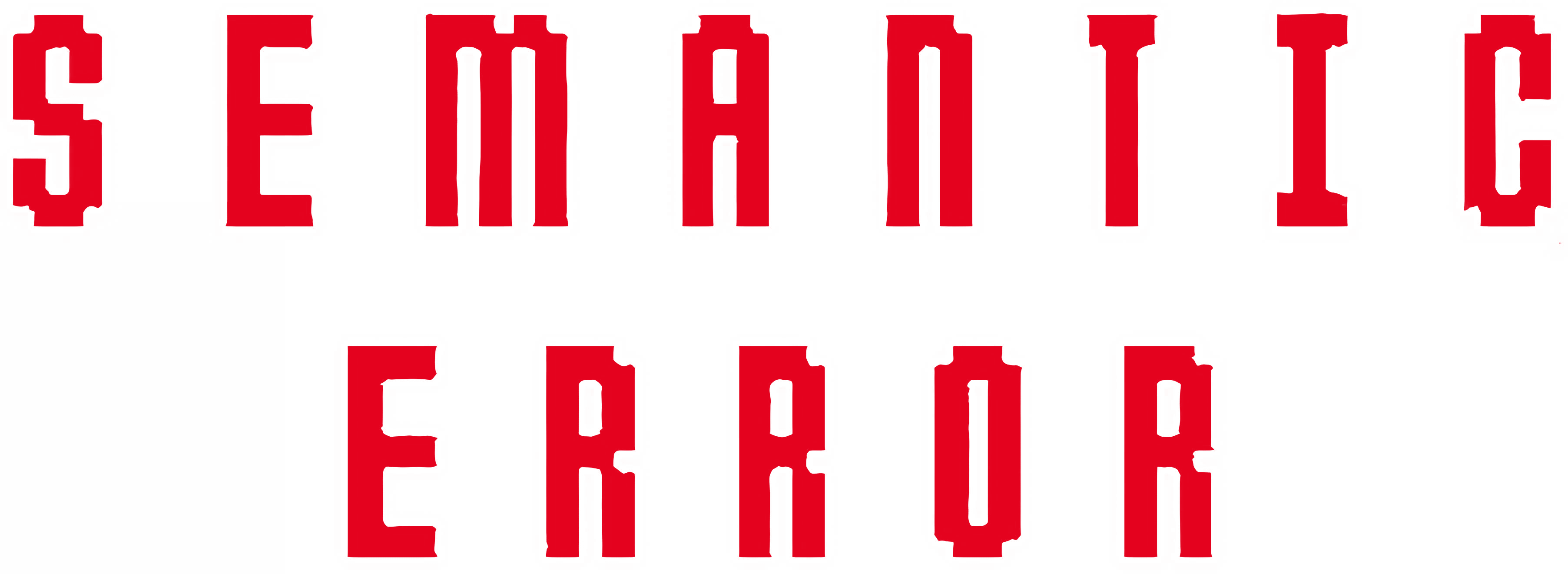 Semantic Error