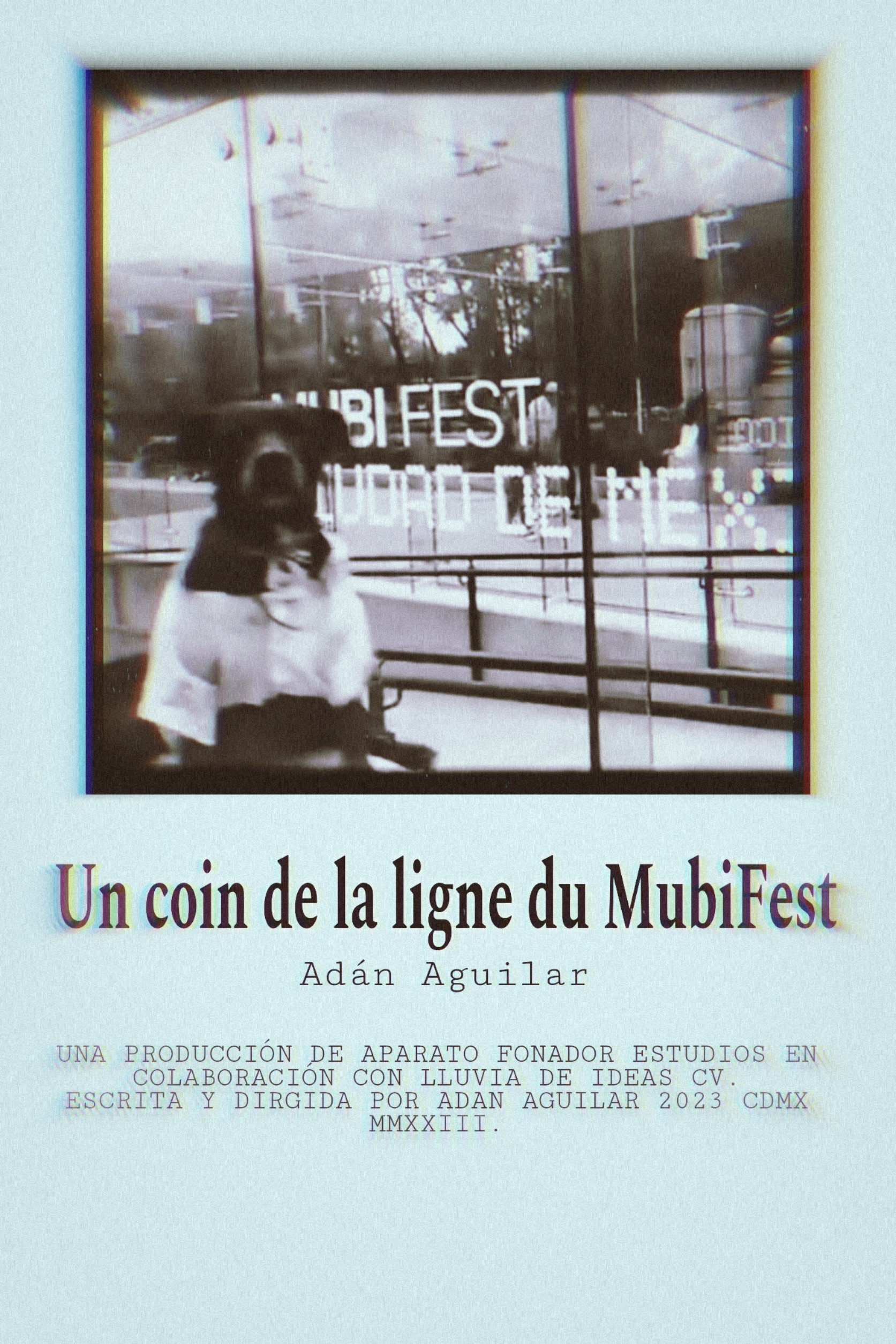 A corner in the line of the MubiFest