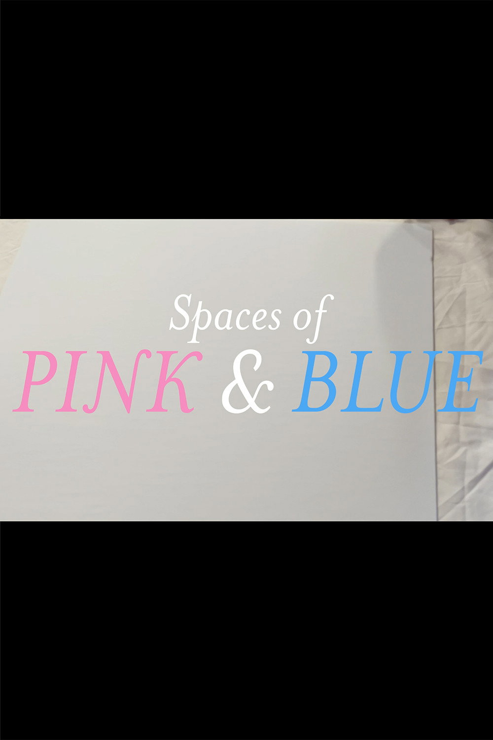 Spaces of Pink & Blue Poster