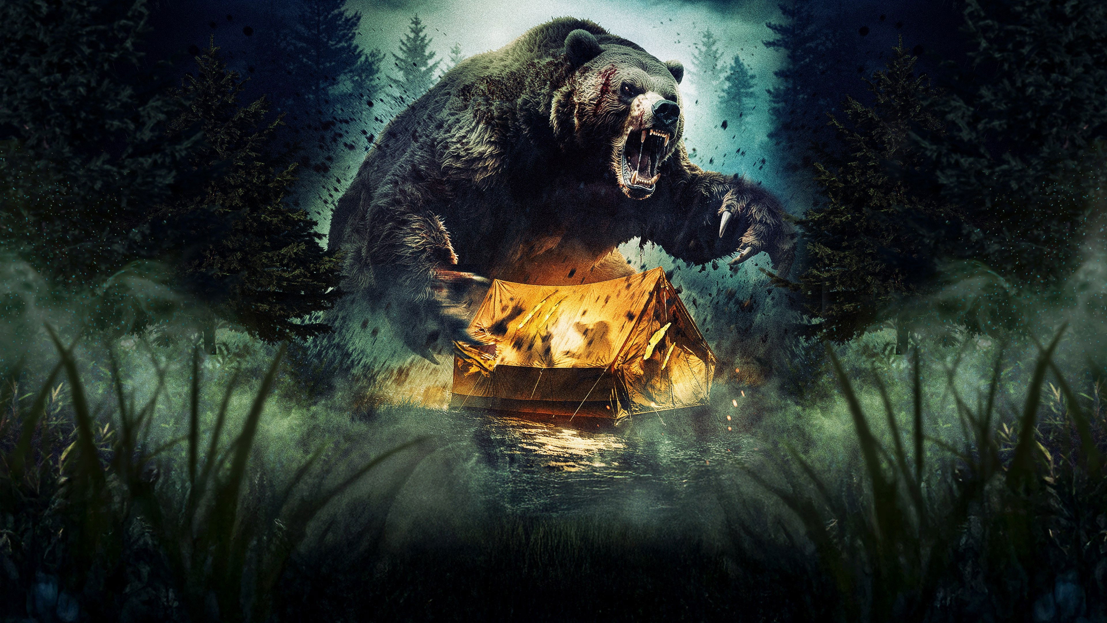 Grizzly Night backdrop