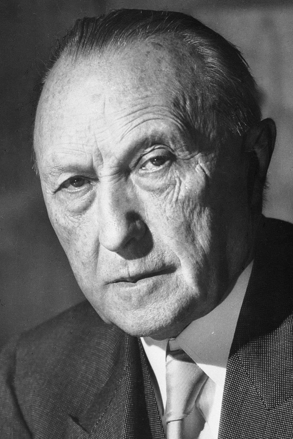 et billede af Konrad Adenauer