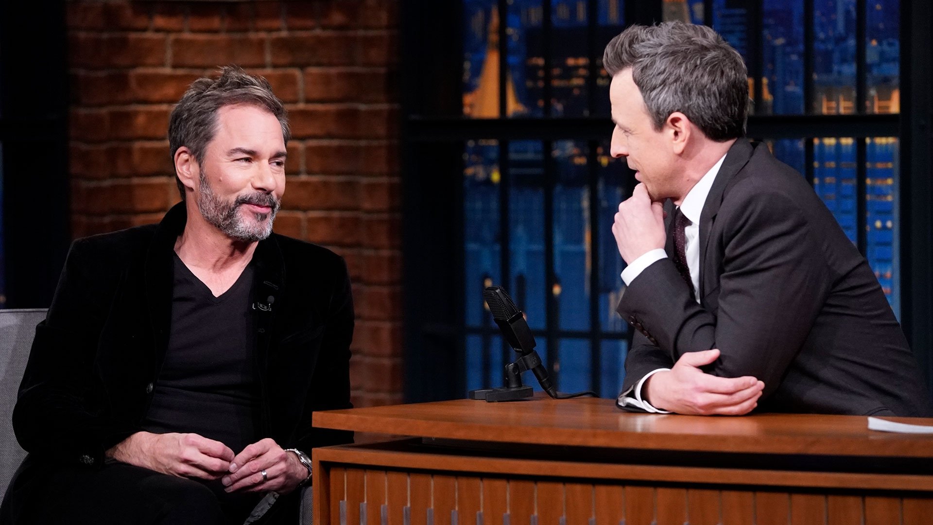 Late Night with Seth Meyers Season 7 :Episode 55  Eric McCormack, Lewis Black, Chelsea Cutler