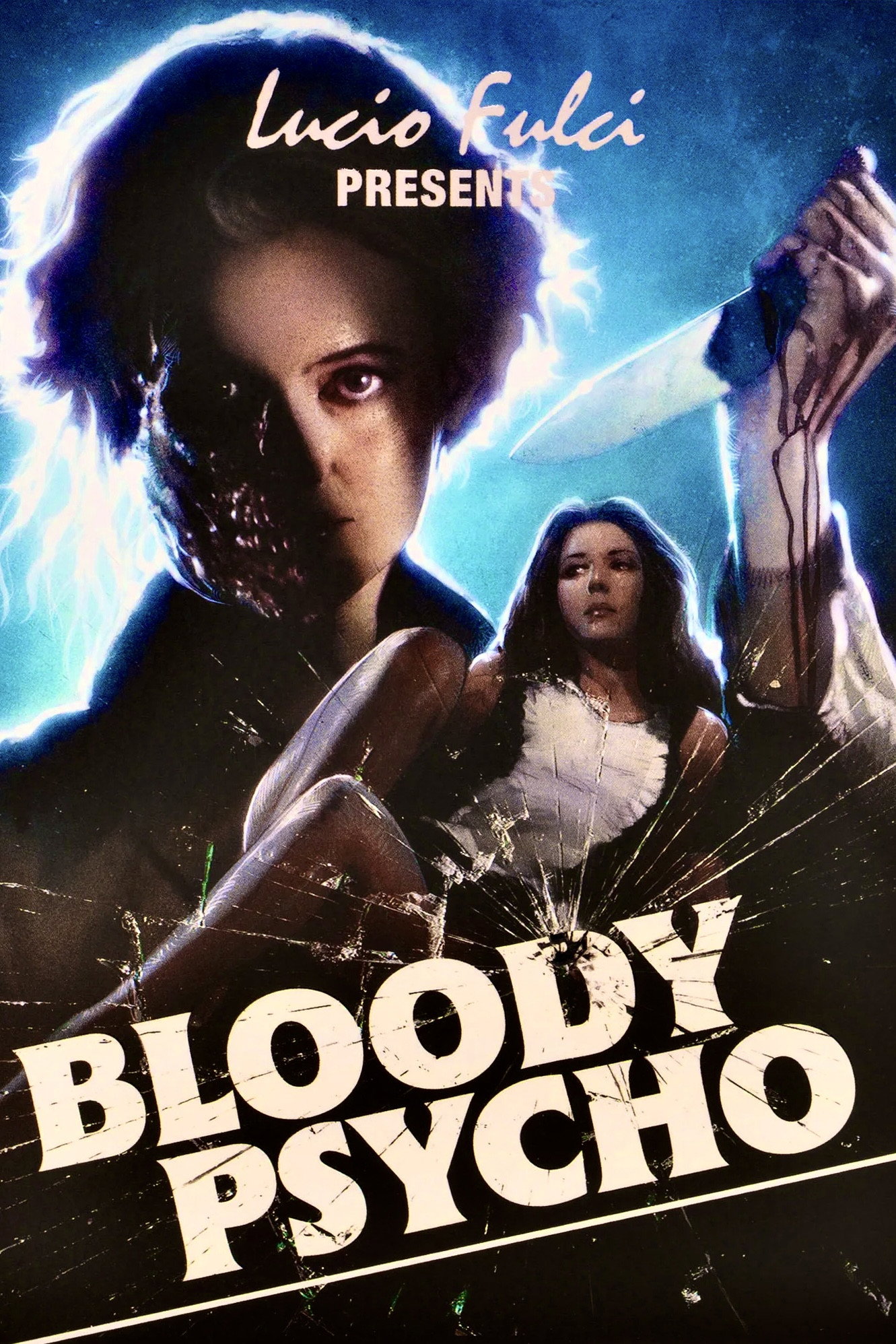 Bloody Psycho (1989) - Peter Hintz Credit Poster