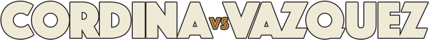 Joe Cordina vs. Edward Vazquez Logo