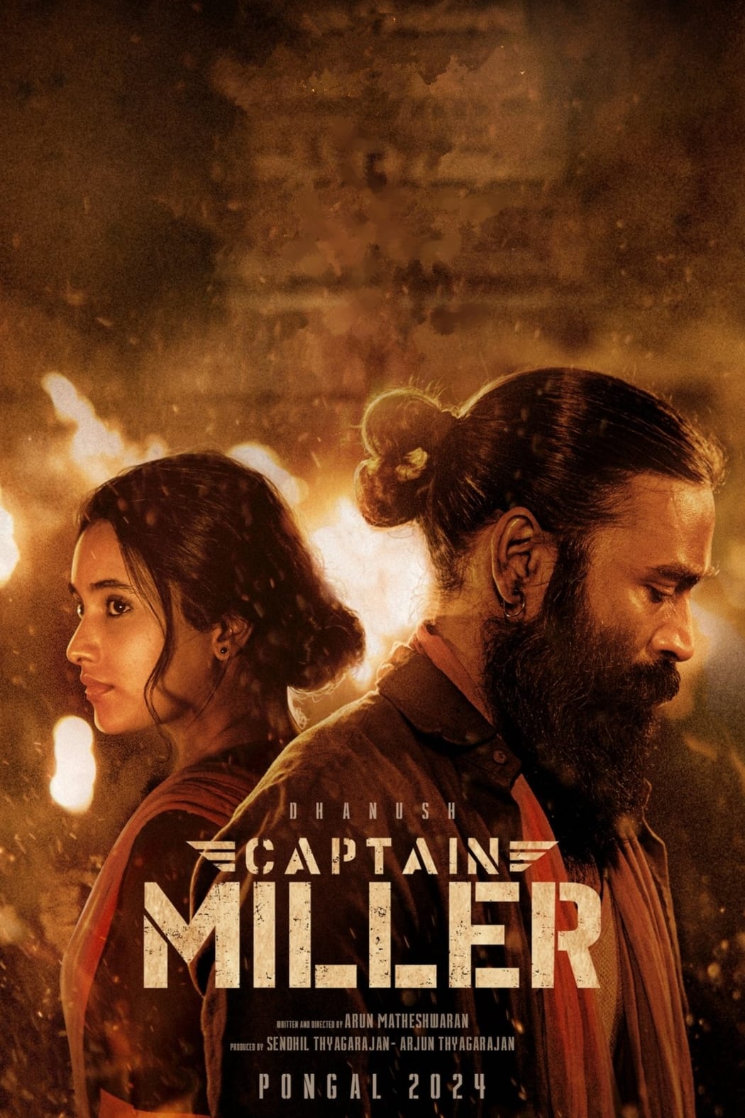 Captain Miller (2024) Hindi Dubbed PreDVD