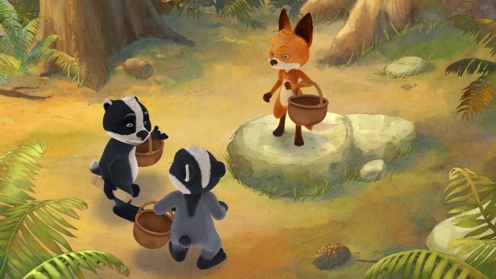 La Famille Blaireau-Renard - La chasse aux champignons