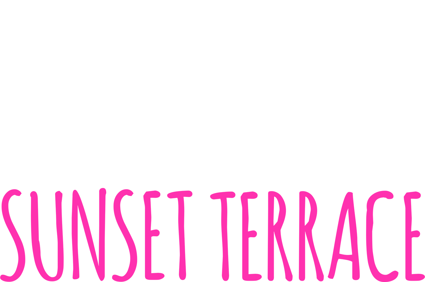 Love at Sunset Terrace Logo