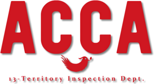 ACCA: 13-Territory Inspection Dept. Logo
