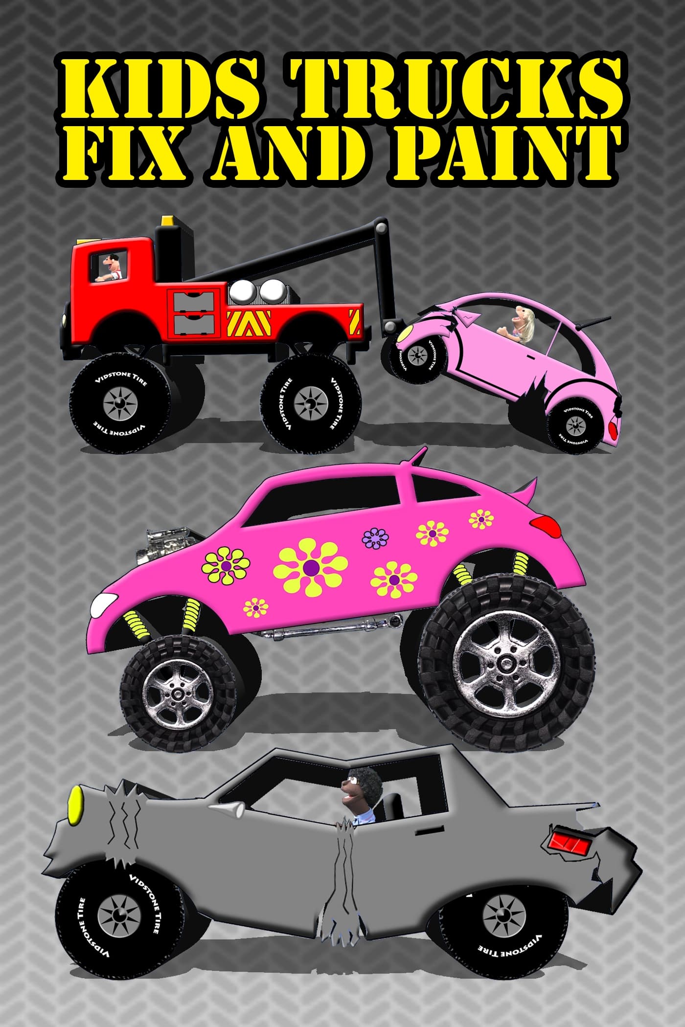 Kids Trucks Fix and Paint on FREECABLE TV
