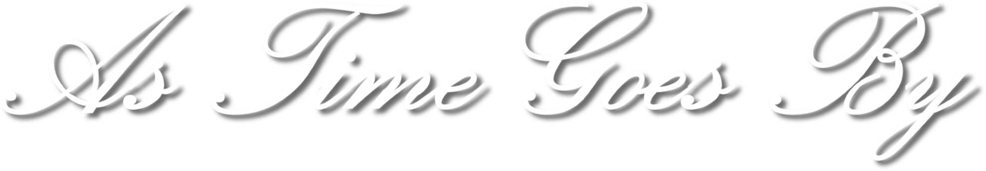As Time Goes By Logo