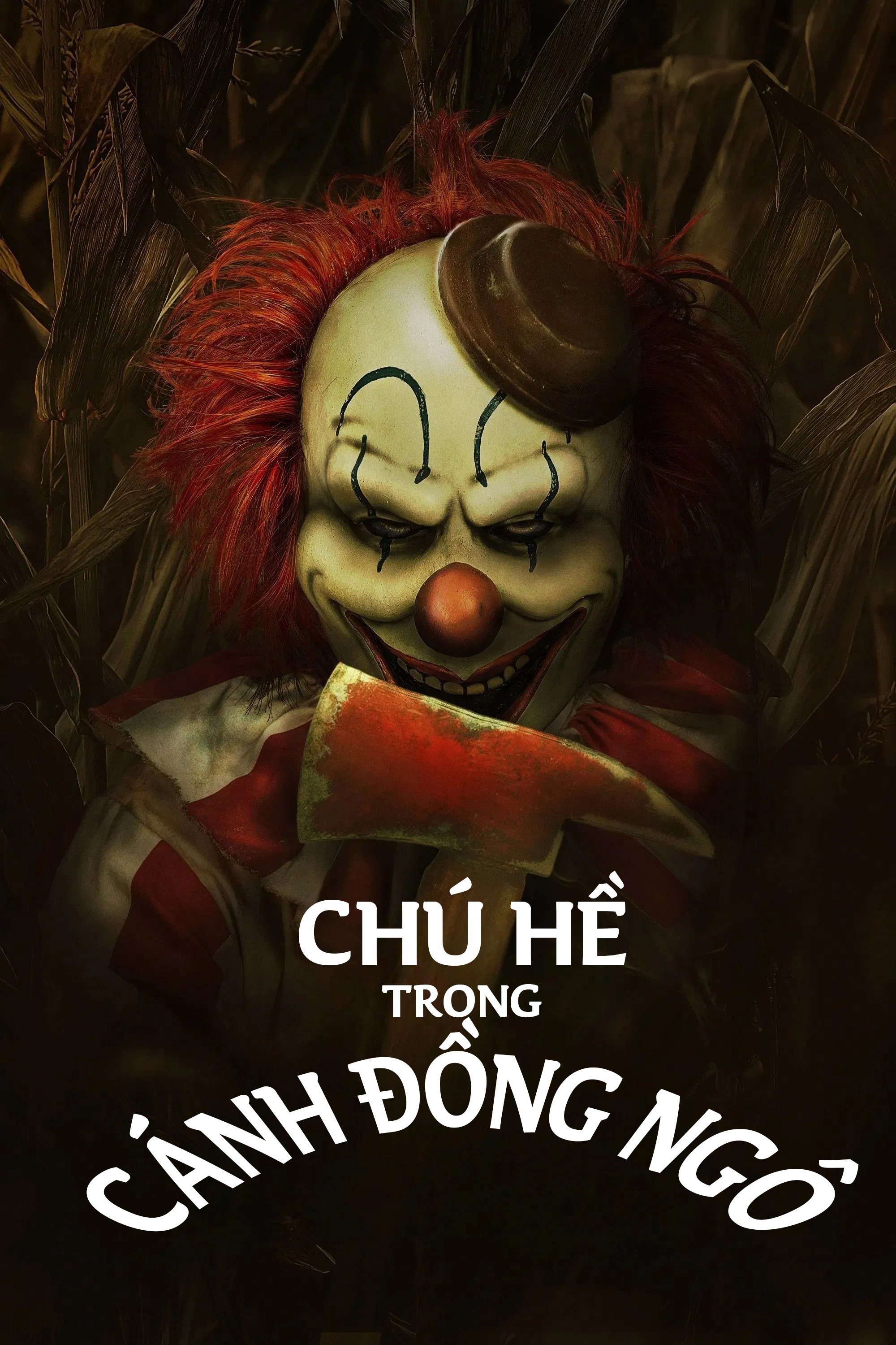 Clown in a Cornfield