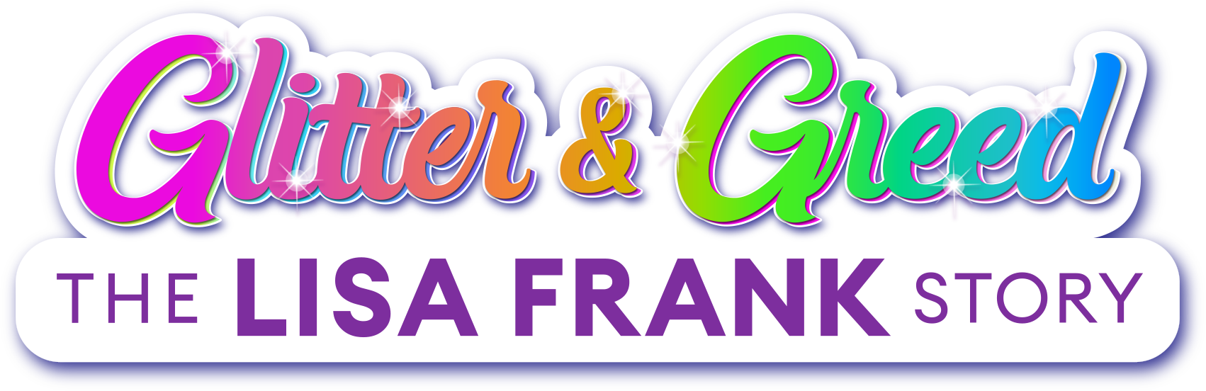 Glitter and Greed: The Lisa Frank Story Logo