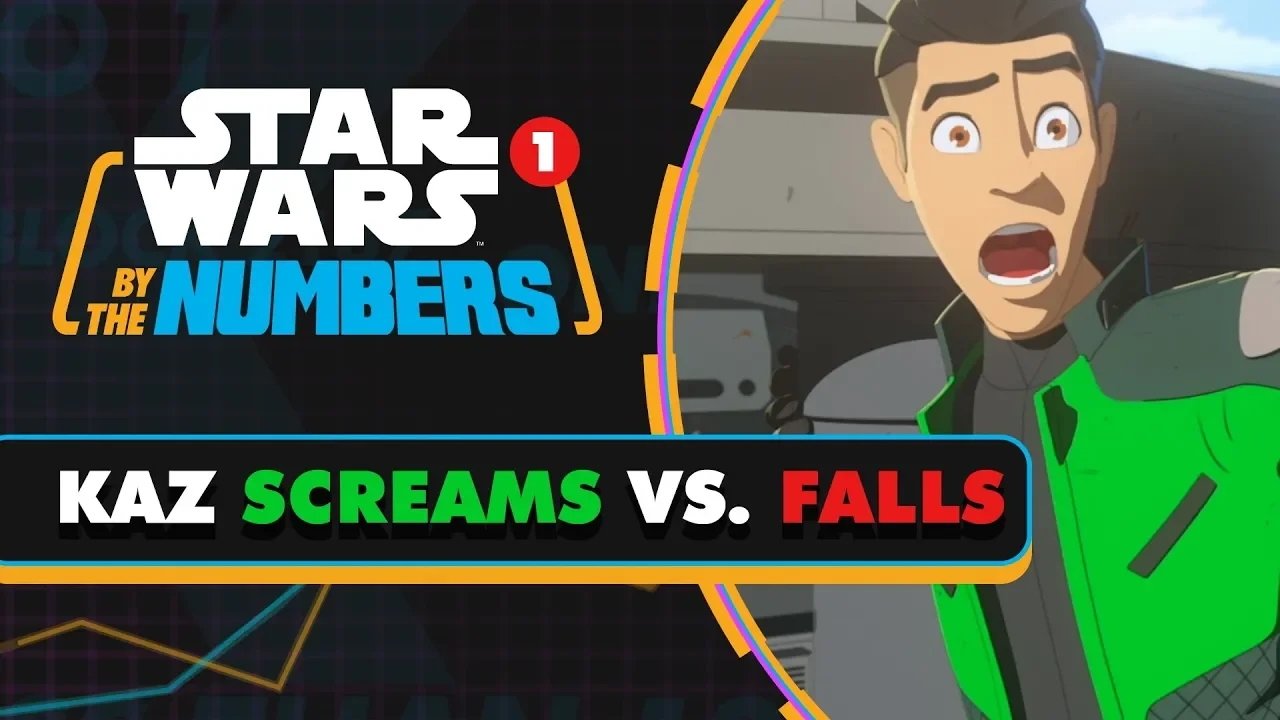 Thumbnail for Every Time Kaz Falls and Yells in Star Wars Resistance Season 1 Episode 29