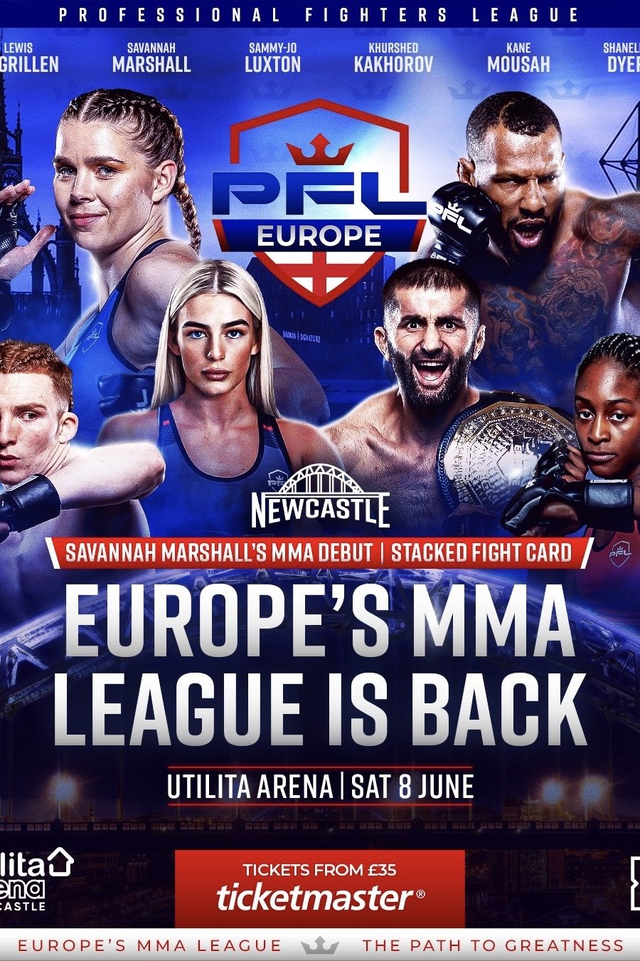 PFL 2024 Europe #2: Regular Season - Marshall vs. Vargas