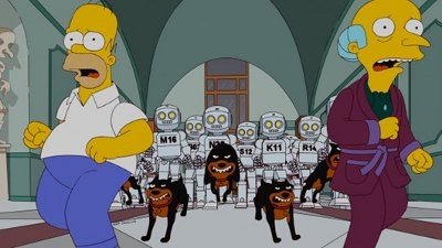 The Simpsons Season 23 :Episode 17  Them, Robot