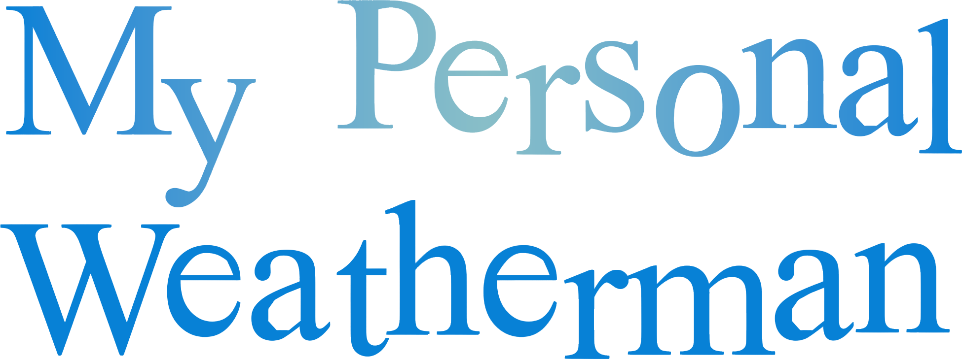 My Personal Weatherman Logo