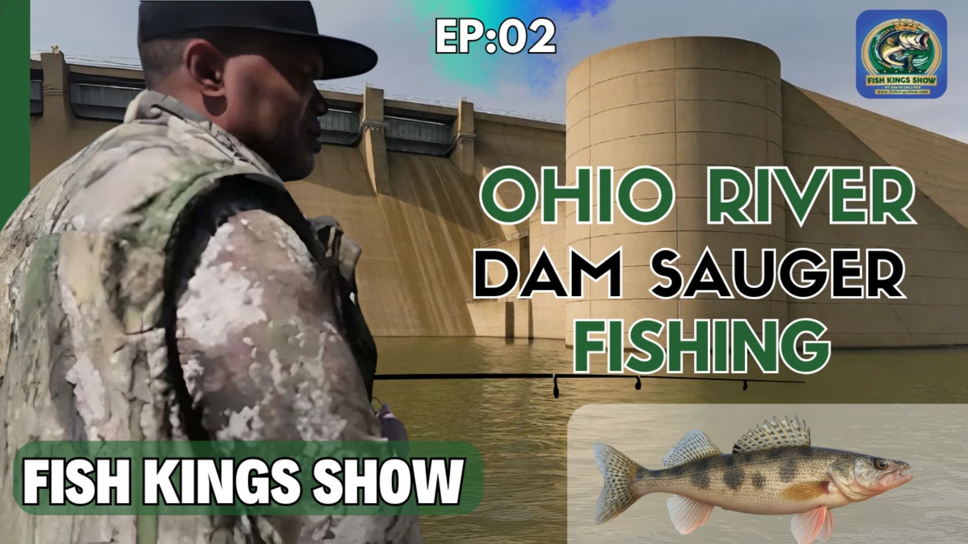 Thumbnail for Ohio River Dam Sauger Fishing Season 1 Episode 2