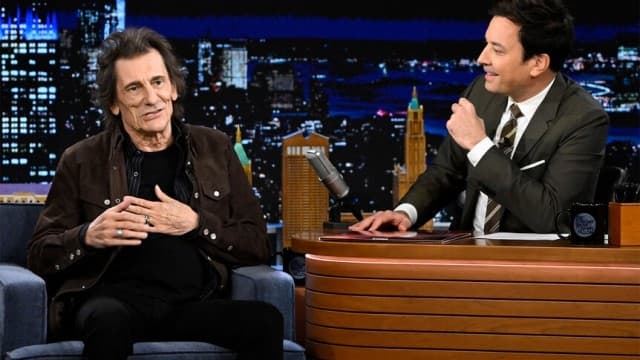 The Tonight Show Starring Jimmy Fallon Season 11 :Episode 13  Ronnie Wood, Sam Heughan, David Kushner