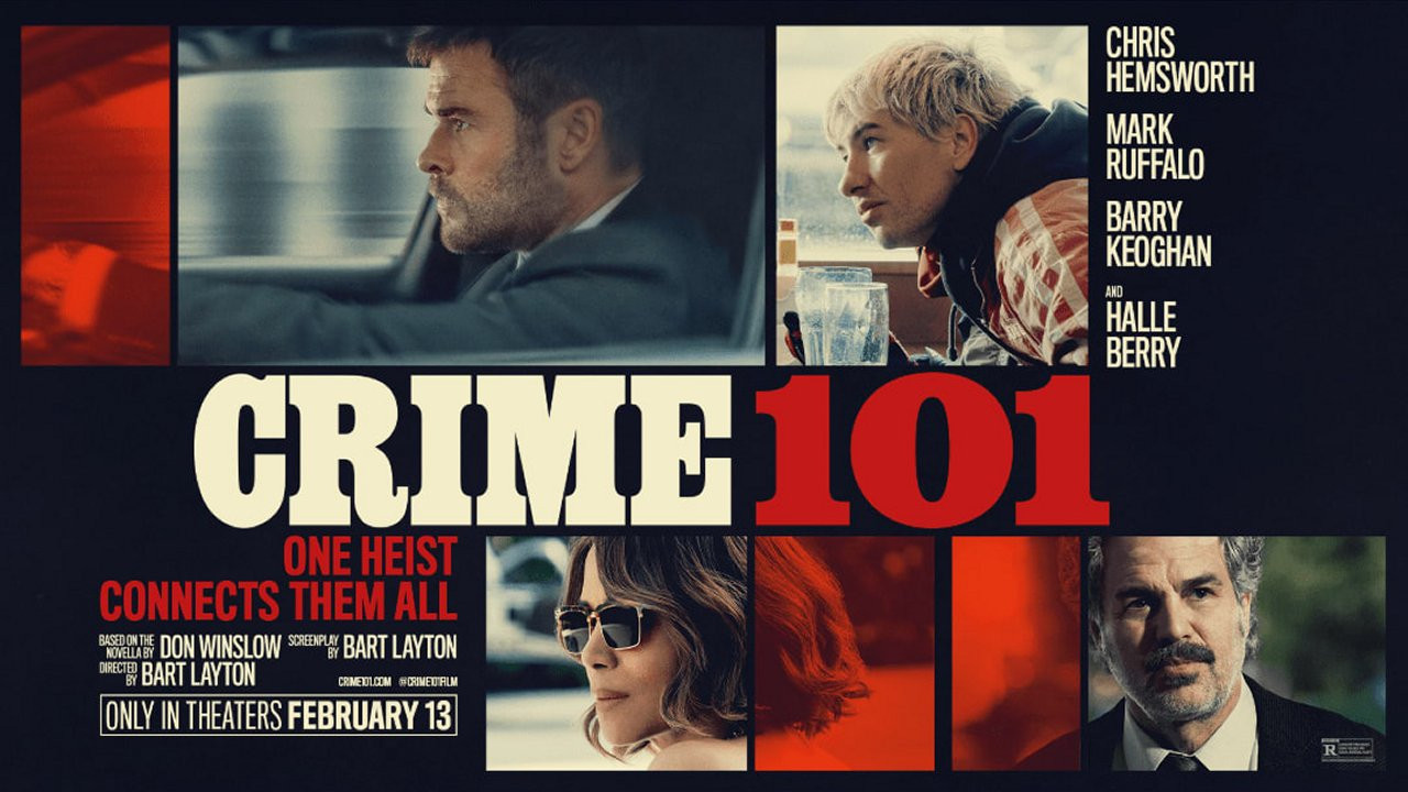 Crime 101 backdrop