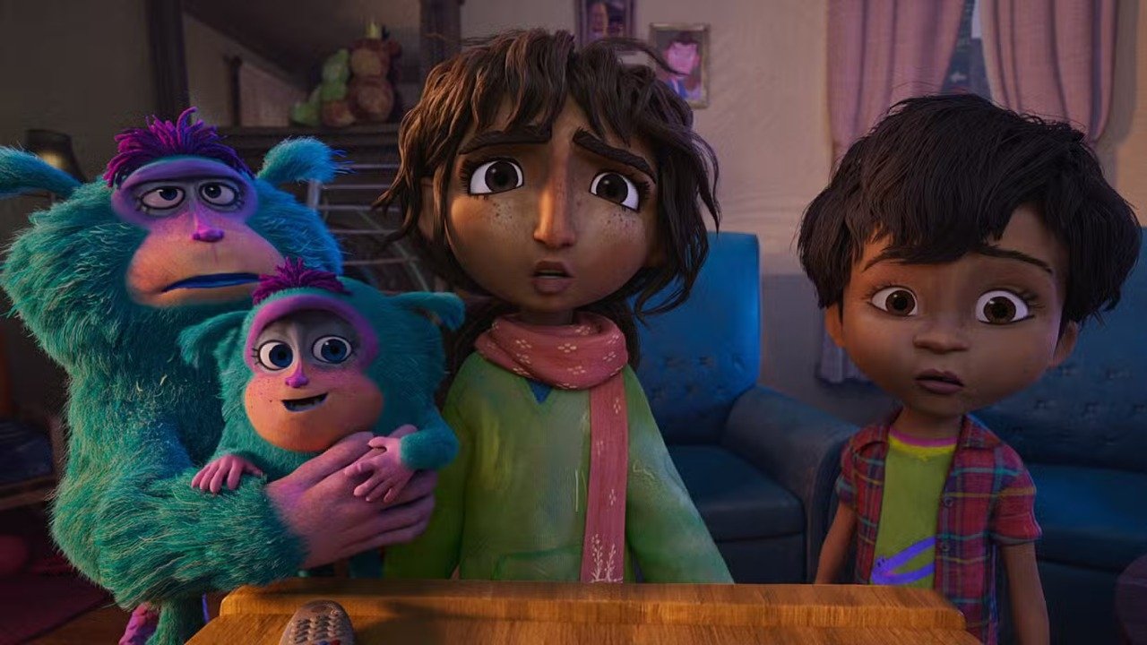 Caption: a group of cartoon characters standing next to each other