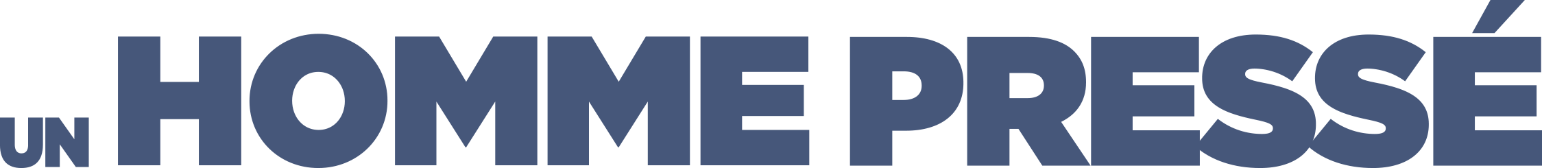 A Man in a Hurry logo