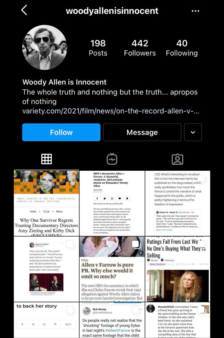 Woody Allen is Innocent (N/A) The Poster Database (TPDb)