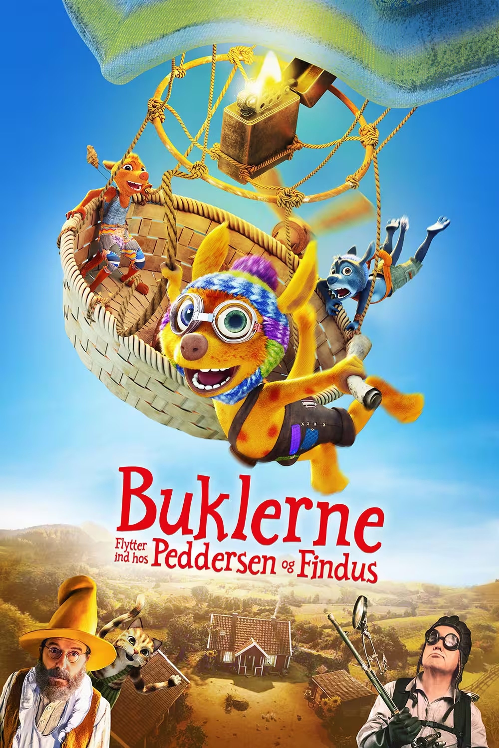 Buklerne Flytter Ind Hos Peddersen Og Findus Poster