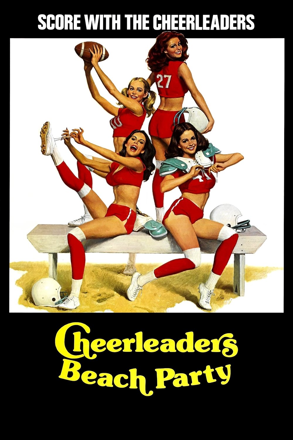 Cheerleaders Beach Party