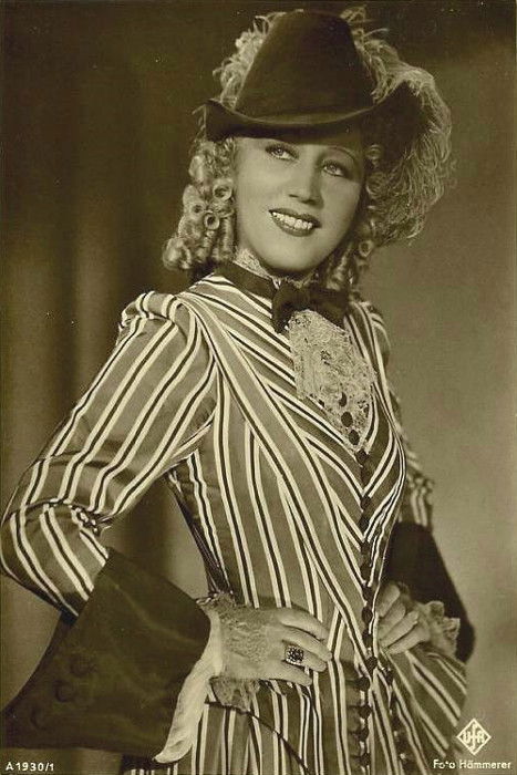 et billede af Erna Sack