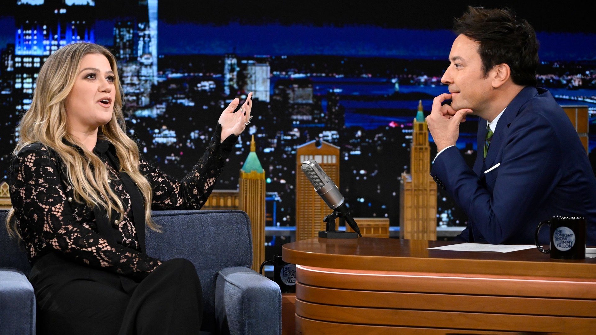 The Tonight Show Starring Jimmy Fallon Season 11 :Episode 10  Kelly Clarkson, Henrik Lundqvist