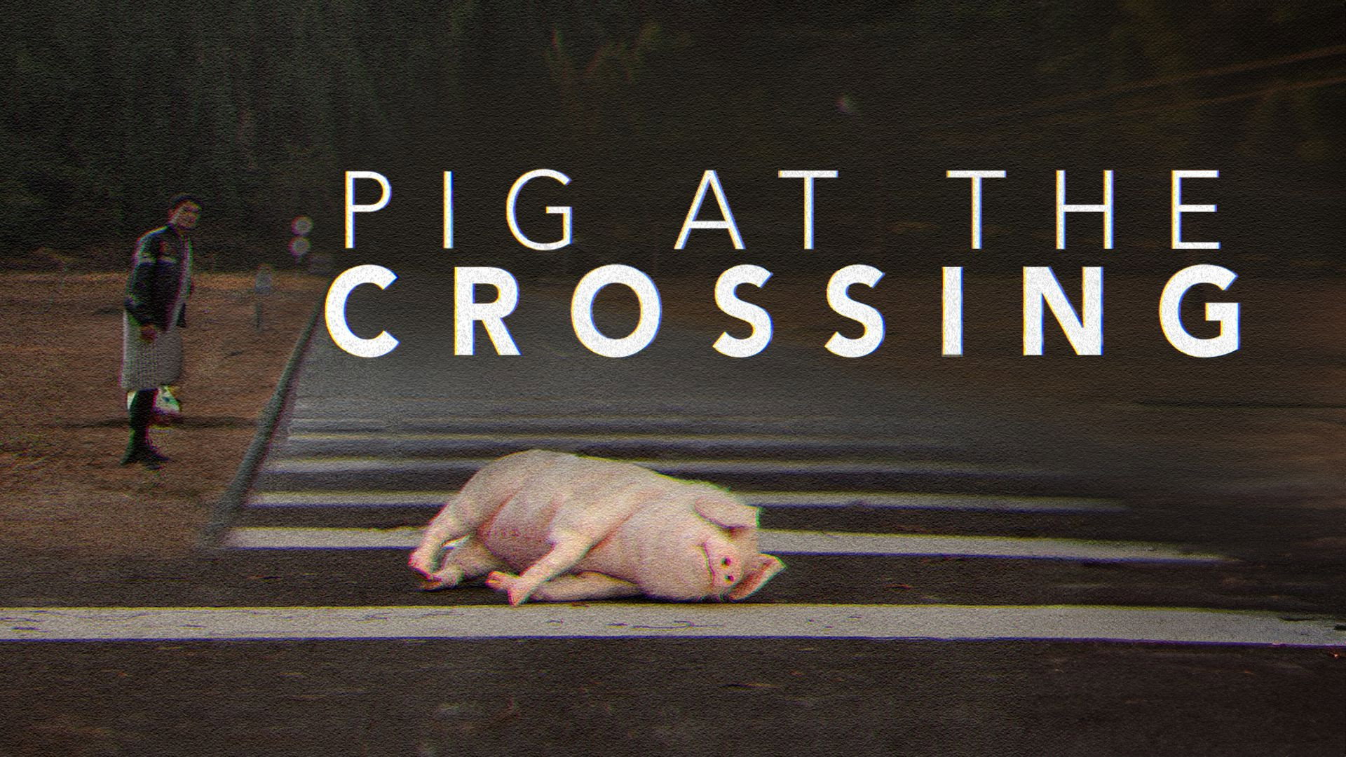 Pig at the Crossing