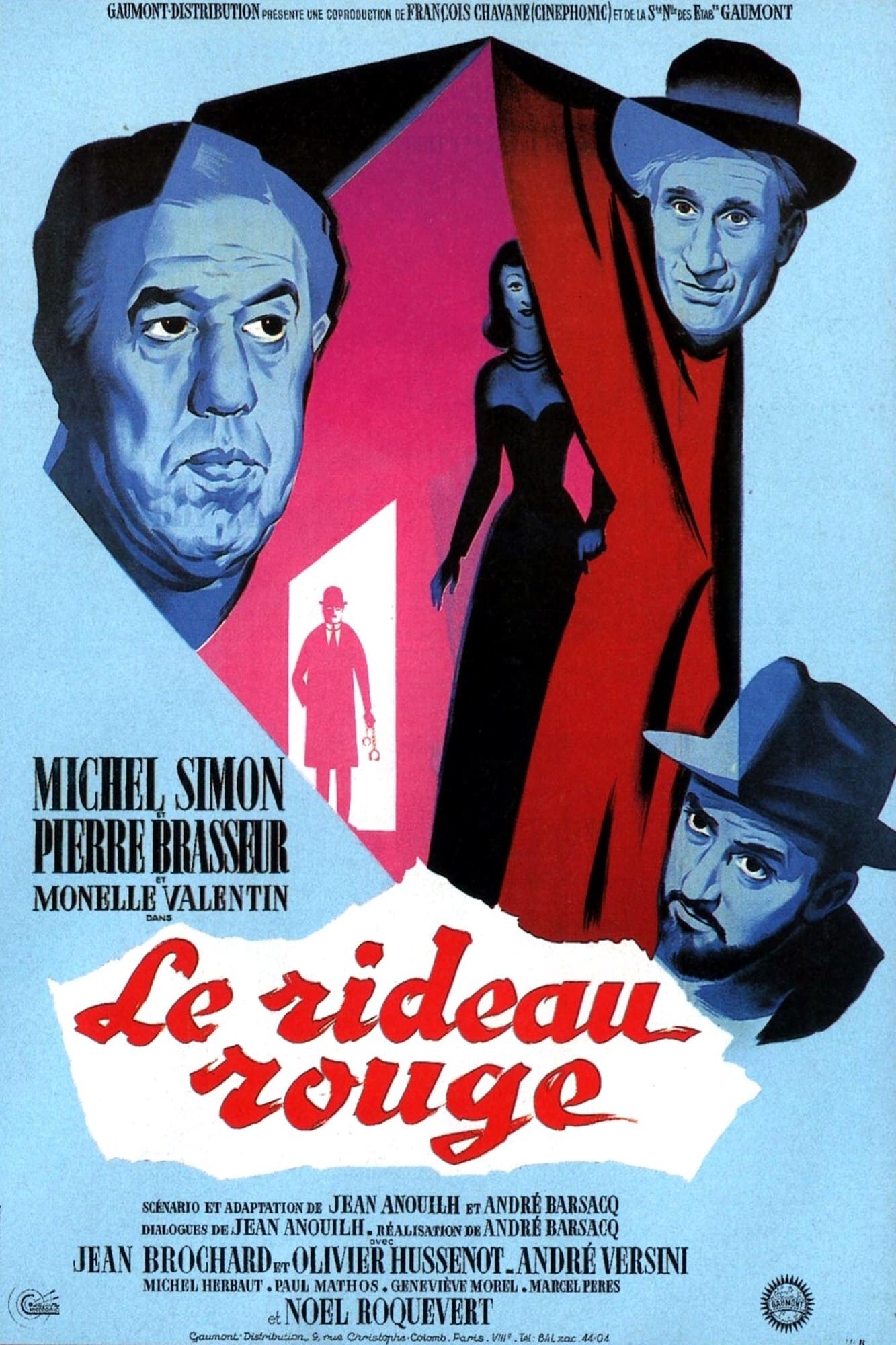 Affiche du film Le Rideau rouge 178552