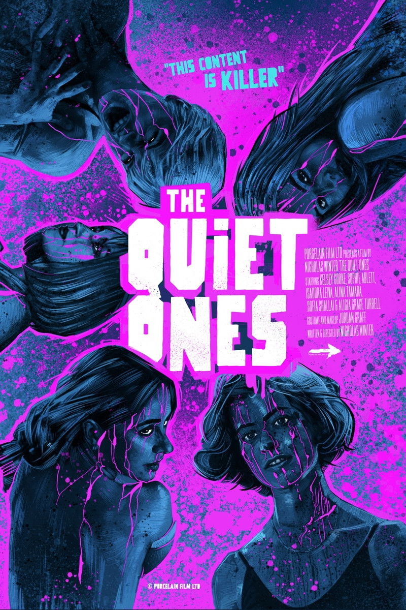 Plakat, der markedsfører The Quiet Ones