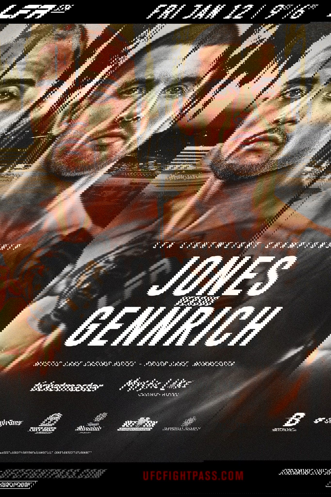 LFA 174: Jones vs. Gennrich LFA 174: Jones vs. Gennrich