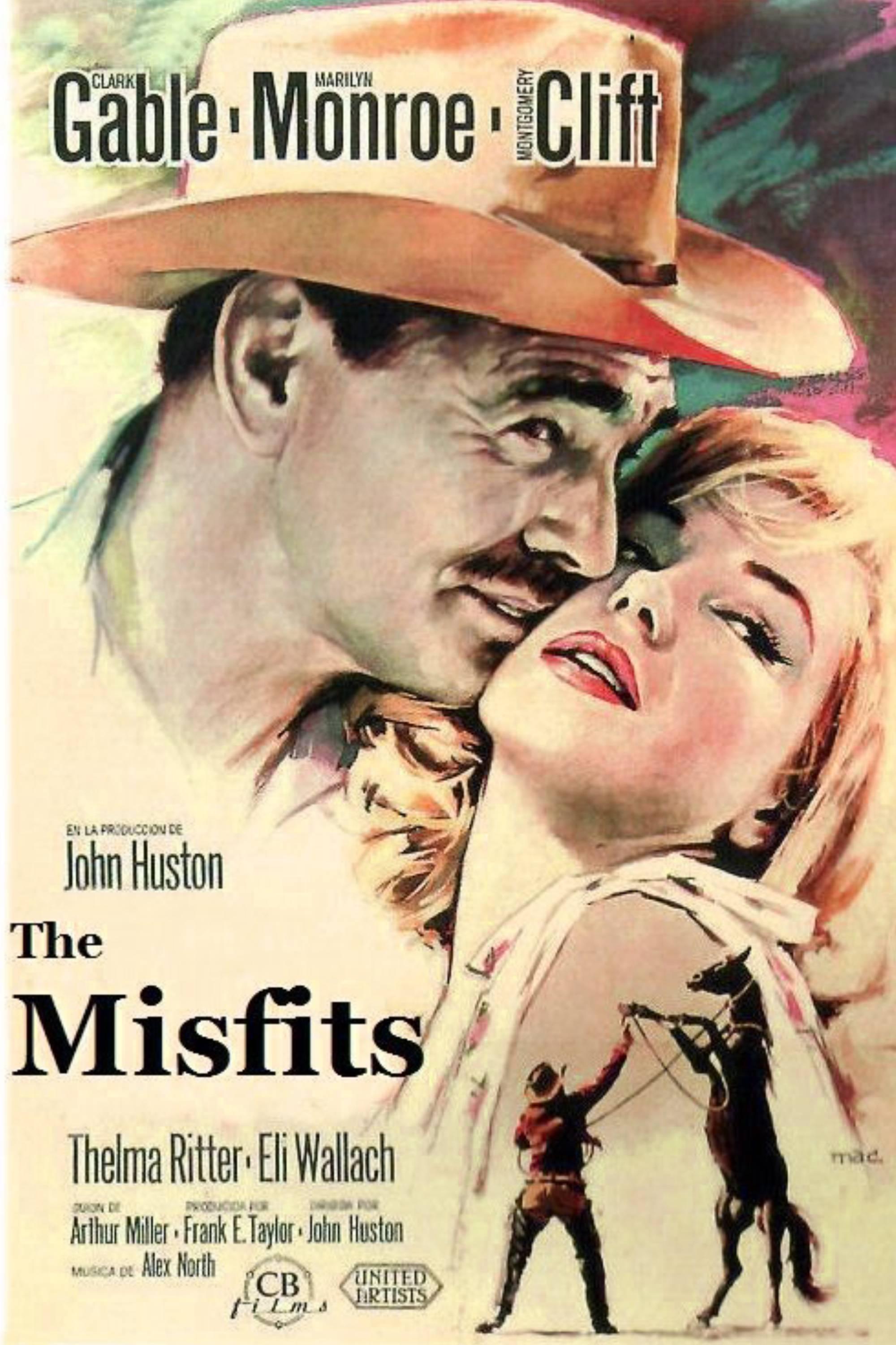 EN - The Misfits 4K (1961) MONTGOMERY CLIFT, MARILYN MONROE