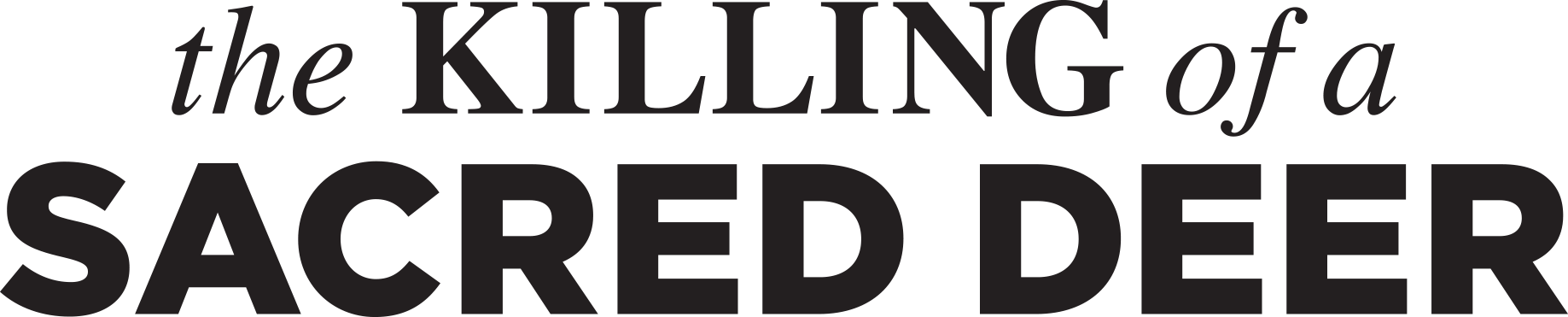 The Killing of a Sacred Deer Logo