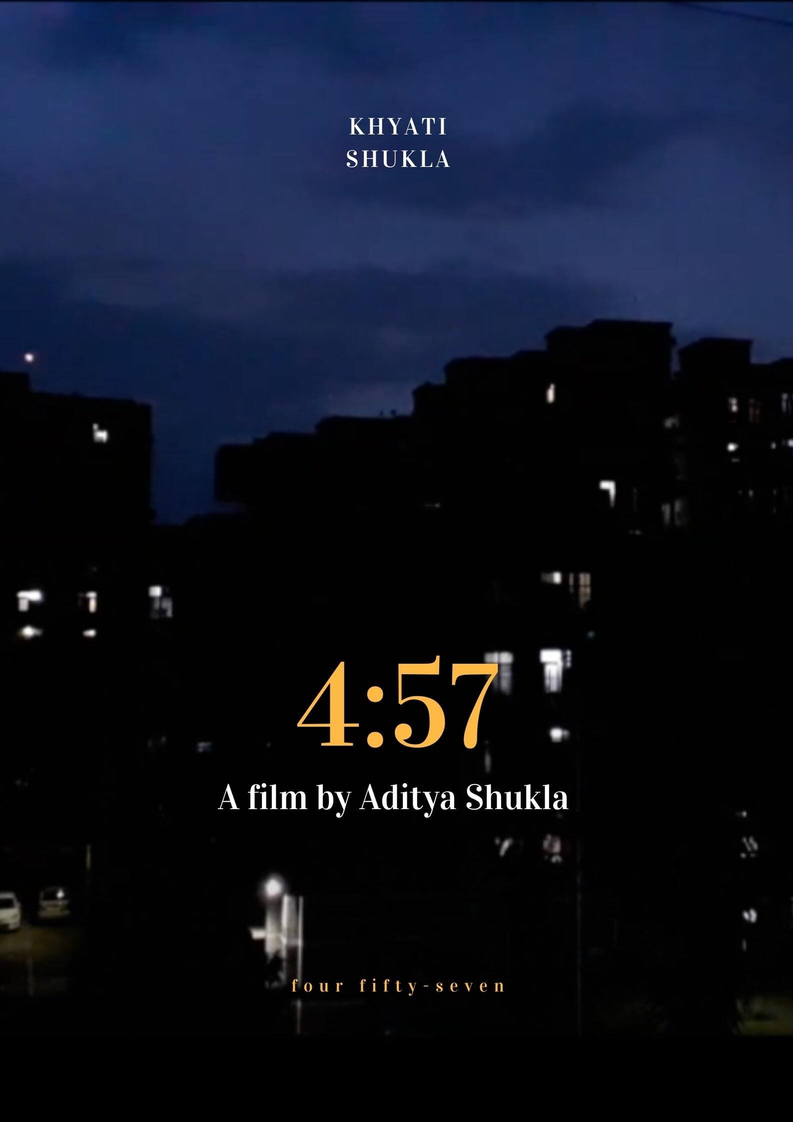 4:57 backdrop