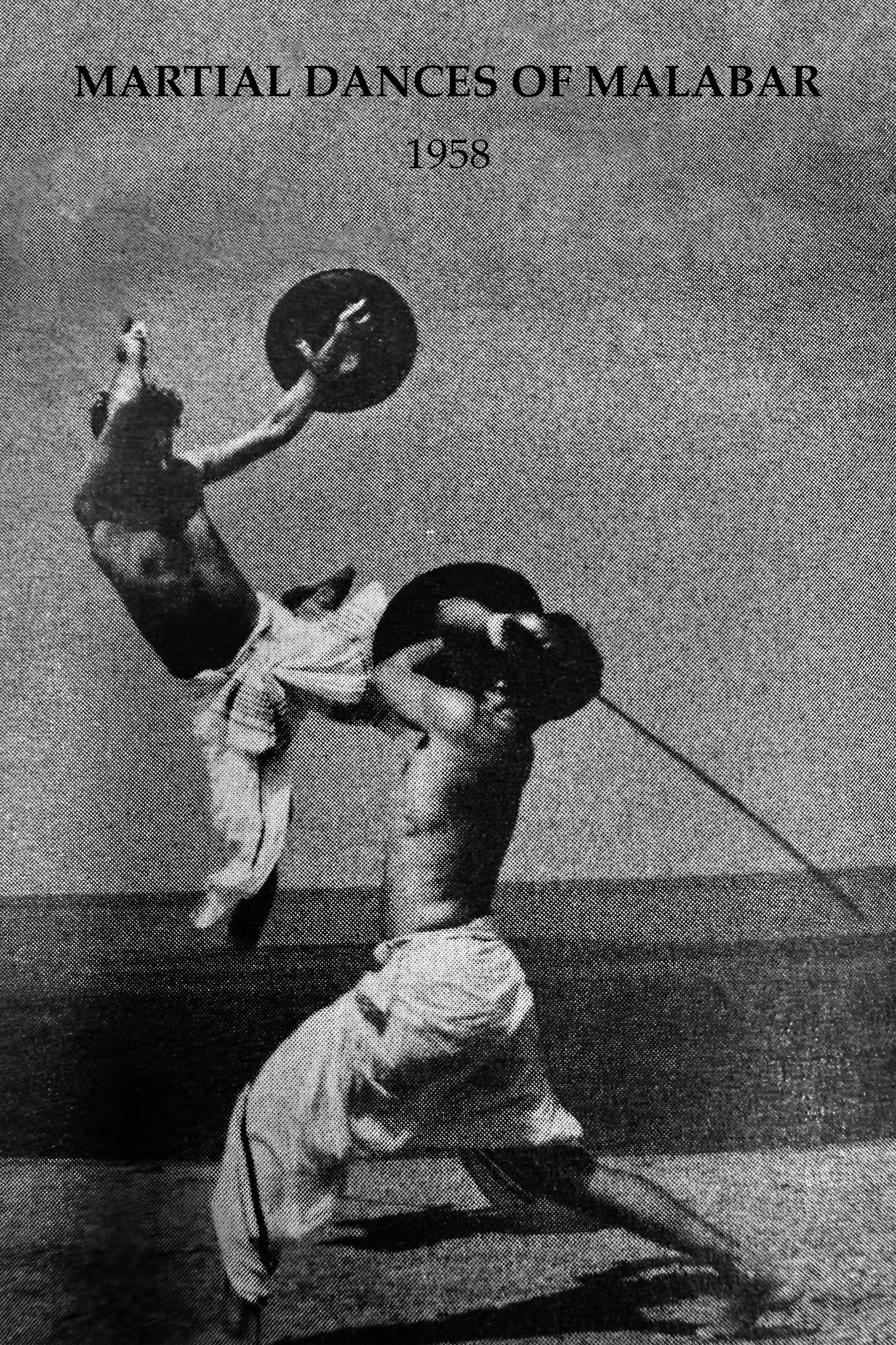 Plakat, der markedsfører Martial Dances of Malabar
