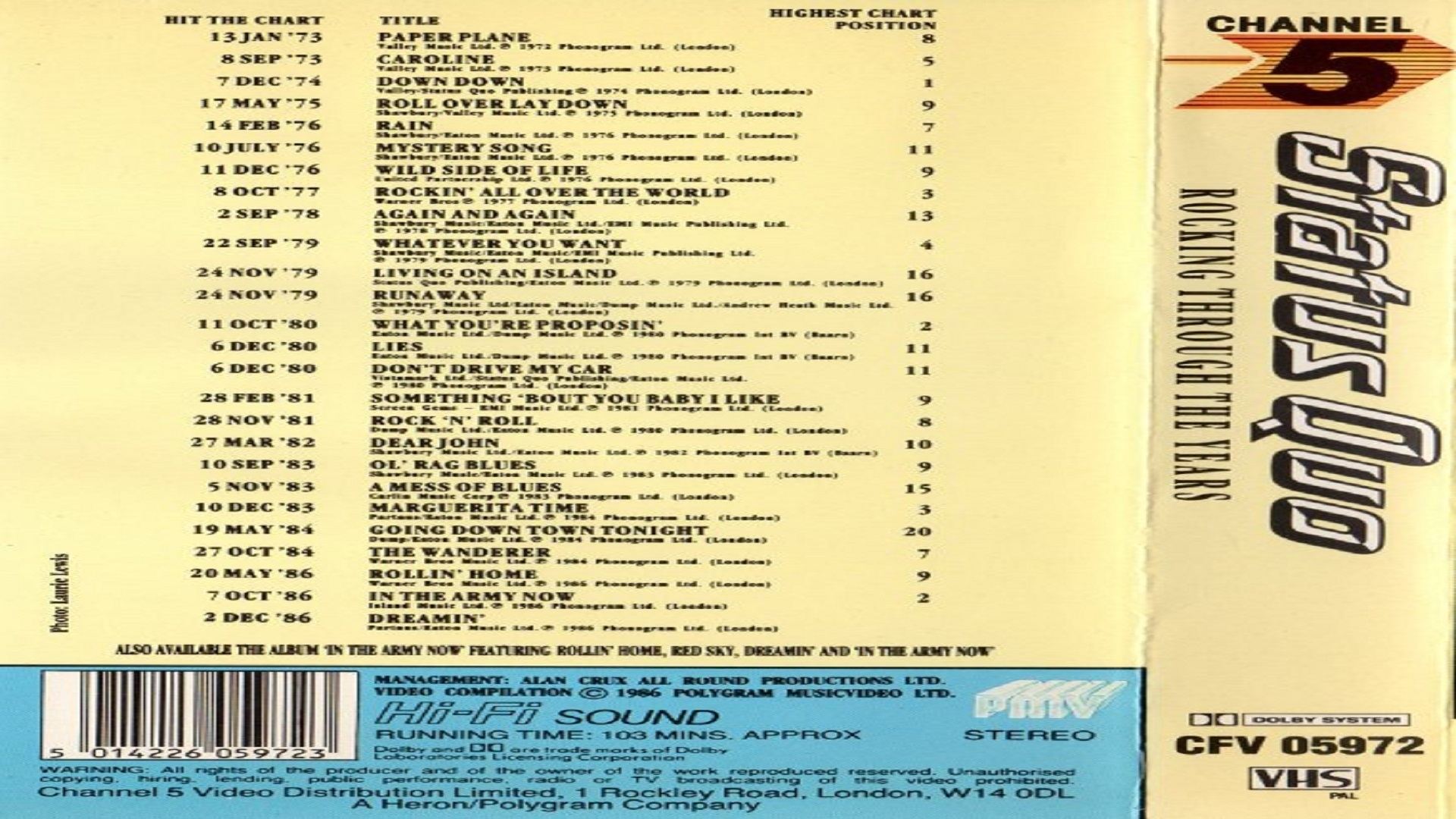 Status Quo – Rocking Through The Years